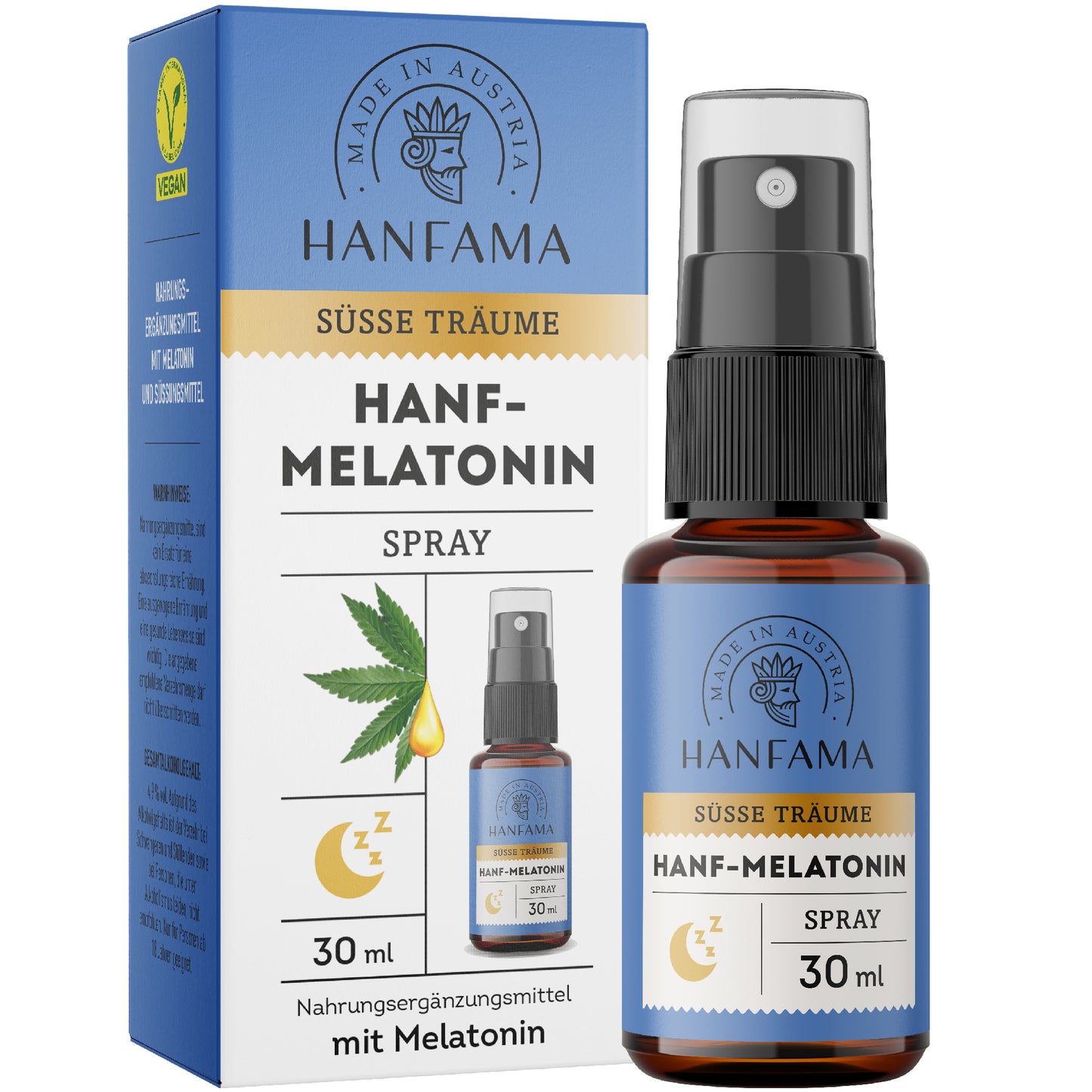 Hanf + Melatonin Spray